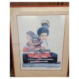 Artwork Race Related Print Signed with spotting, 2
