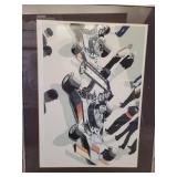 Artwork Race Related Print Signed & Numbered with