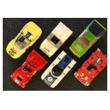 Model Racecars 1:43 Scale, 6 different