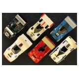 Model Racecars 1:43 Scale, 6 different