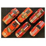 Model Racecars 1:43 Scale, 6 different