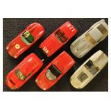 Model Racecars 1:43 Scale, 6 different