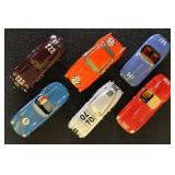 Model Racecars 1:43 Scale, 6 different