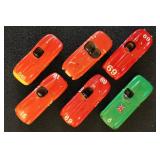 Model Racecars 1:43 Scale, 6 different