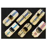 Model Racecars 1:43 Scale, 6 different