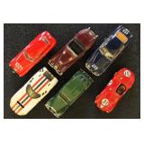 Model Racecars 1:43 Scale, 6 different