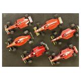 Formula 1 Model Racecars 1:43 Scale, 6 different