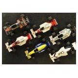 Formula 1 Model Racecars 1:43 Scale, 6 different