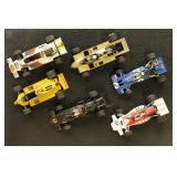 Formula 1 Model Racecars 1:43 Scale, 6 different