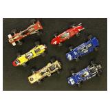 Formula 1 Model Racecars 1:43 Scale, 6 different
