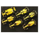 Formula 1 Model Racecars 1:43 Scale, 6 different