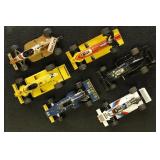 Formula 1 Model Racecars 1:43 Scale, 6 different