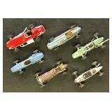 Formula 1 Model Racecars 1:43 Scale, 6 different