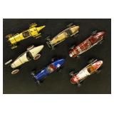 Formula 1 Model Racecars 1:43 Scale, 6 different