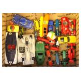 Assortment of model cars with a variety of scales