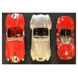 Model Racecars 1:24 Scale, 3 different