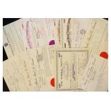 Great Britain Stock certificates, scripopholy coll