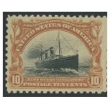 US Stamp #299 Mint Hinged with creases CV $110