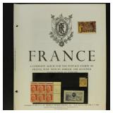 France Stamps 1850s-1920s Used on mix of pages, in