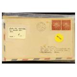 US Stamps FDC group of 7 First Day Covers, 1920s-1