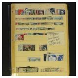France Stamps Selection, singles on cards, in stoc