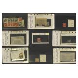 Japan Stamps better singles & sets on dealer card