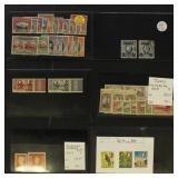 Worldwide Stamps better singles & sets on dealer c
