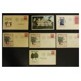 US Stamps FDC #715 group of 7 First Day Covers, in