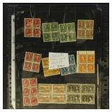 Canada & Newfoundland Stamps Used Blocks Special D