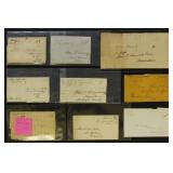 US Stampless Covers and Folded Letters group of 10