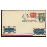 Cuba Stamps on Cover to Richmond, VA with two labe