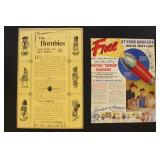 US Advertising, documents & ephemera group, mostly