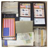 US Stamps $1,650+ Face Value in large flat rate bo