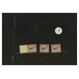 US Stamps better singles & sets on dealer card wit