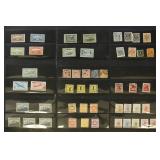 Germany & Area Stamps on dealer black 2 row cards