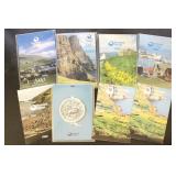 Faroe Islands Stamps in a collection of 8 year set