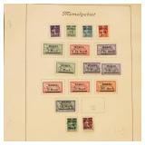 Memel Stamps collection Mint Hinged and Used on pa