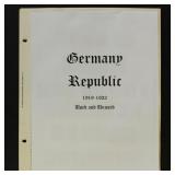 Germany Stamps 1919-1932 collection Used and Mint