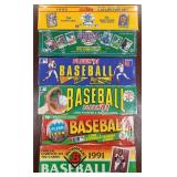 Baseball Cards 6 Factory Sealed complete sets 1991