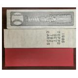 1984, 1985, 1986 Topps complete sets in long boxes