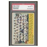 1956 Topps Baseball Cards #11 Cubs Team Card with