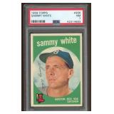 1959 Topps #486 Sammy White Graded NM 7 by PSA