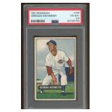 Herman Wehmeier 1951 Bowman Baseball Card PSA 4.5