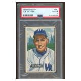 Joe Haynes 1951 Bowman Baseball Card PSA 4 graded