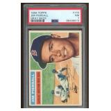1956 Topps #143 Jim Piersall Graded NM 7 by PSA