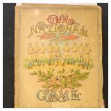 1887 Baseball Litohgraphs, complete set of 6 from