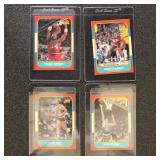 1986 Fleer Basketball Larry Bird, Charles Barkley,