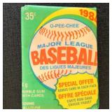 1984 O-Pee-Chee Sealed Pack with Don Mattingly sho