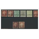 Cyprus Stamps Mint Accumulation #2-8 including #2