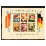 Germany DDR Stamps #144a & 146a Imperforate & Perf